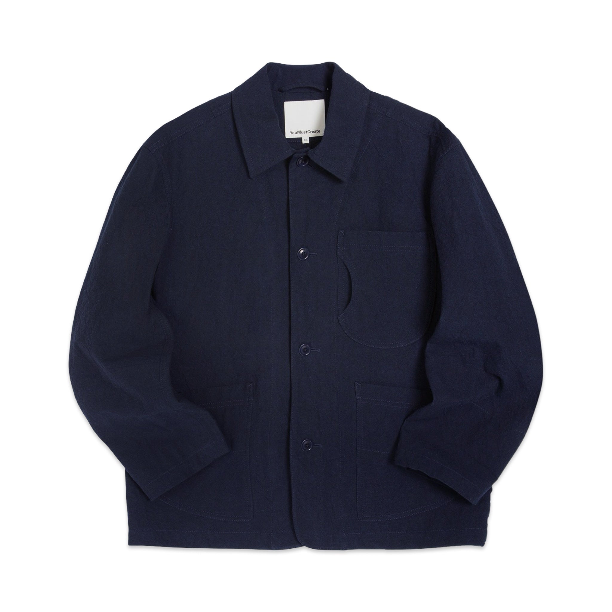YMC Construction Jacket Japanese Cotton navy – trueffelschwein