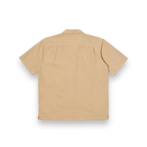 Universal Works Camp II Shirt Onda Cotton 30669 summer oak