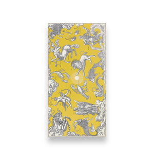 Inoui Editions Scarf 100 Cotton/Silk Astrologie yellow