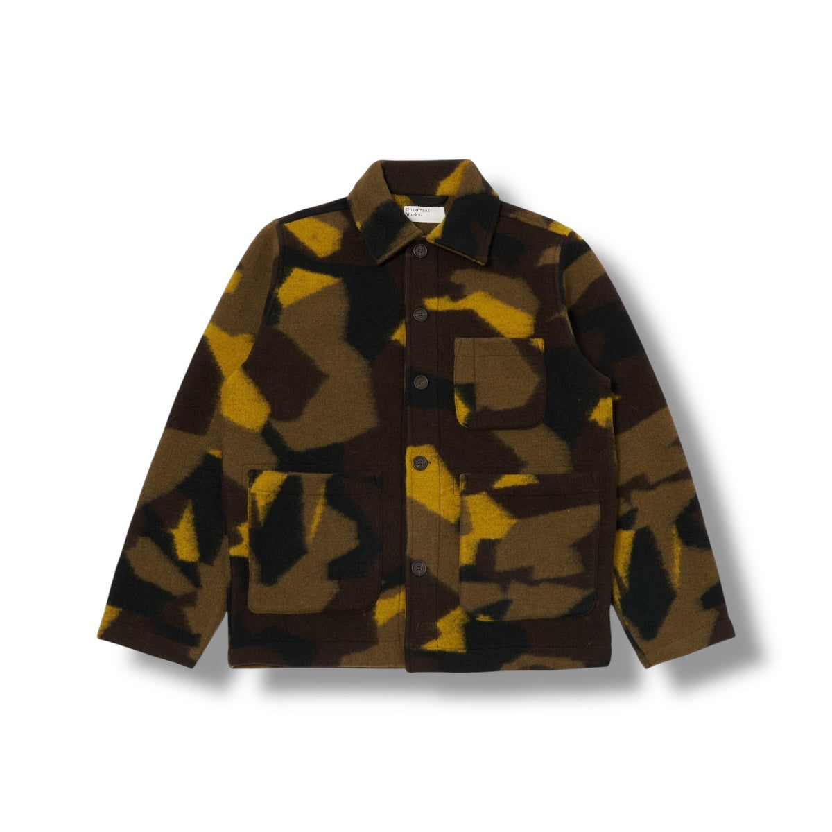 Universal Works Field Jacket Swede Camp Fleece camo – trueffelschwein