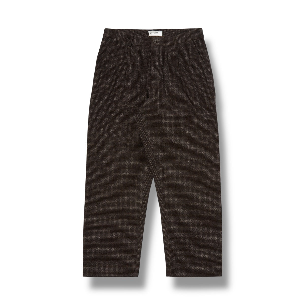 Universal Works Duke Pant Cedar Check brown – trueffelschwein