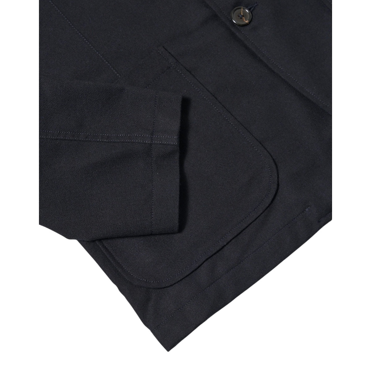 Universal Works Two Button Jacket Upcycled It Tweed navy