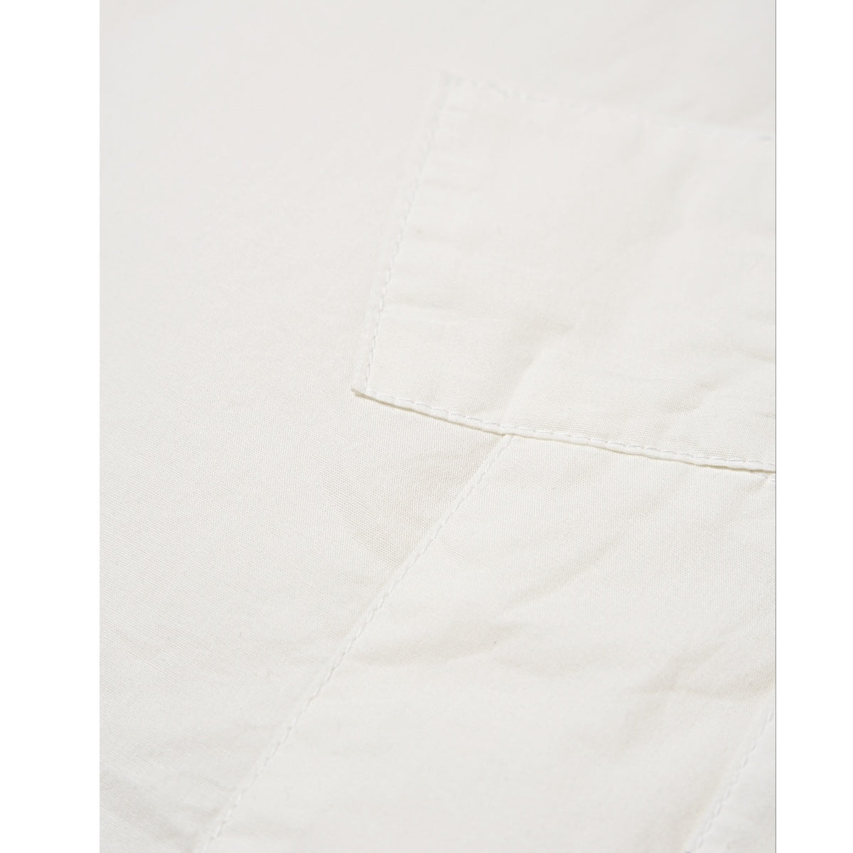 Universal Works Patched Lazy Day Shirt Poplin white