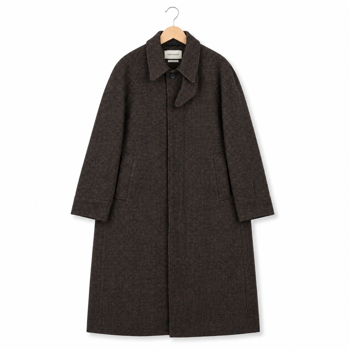 Oliver Spencer Lothian Coat Hepple brown