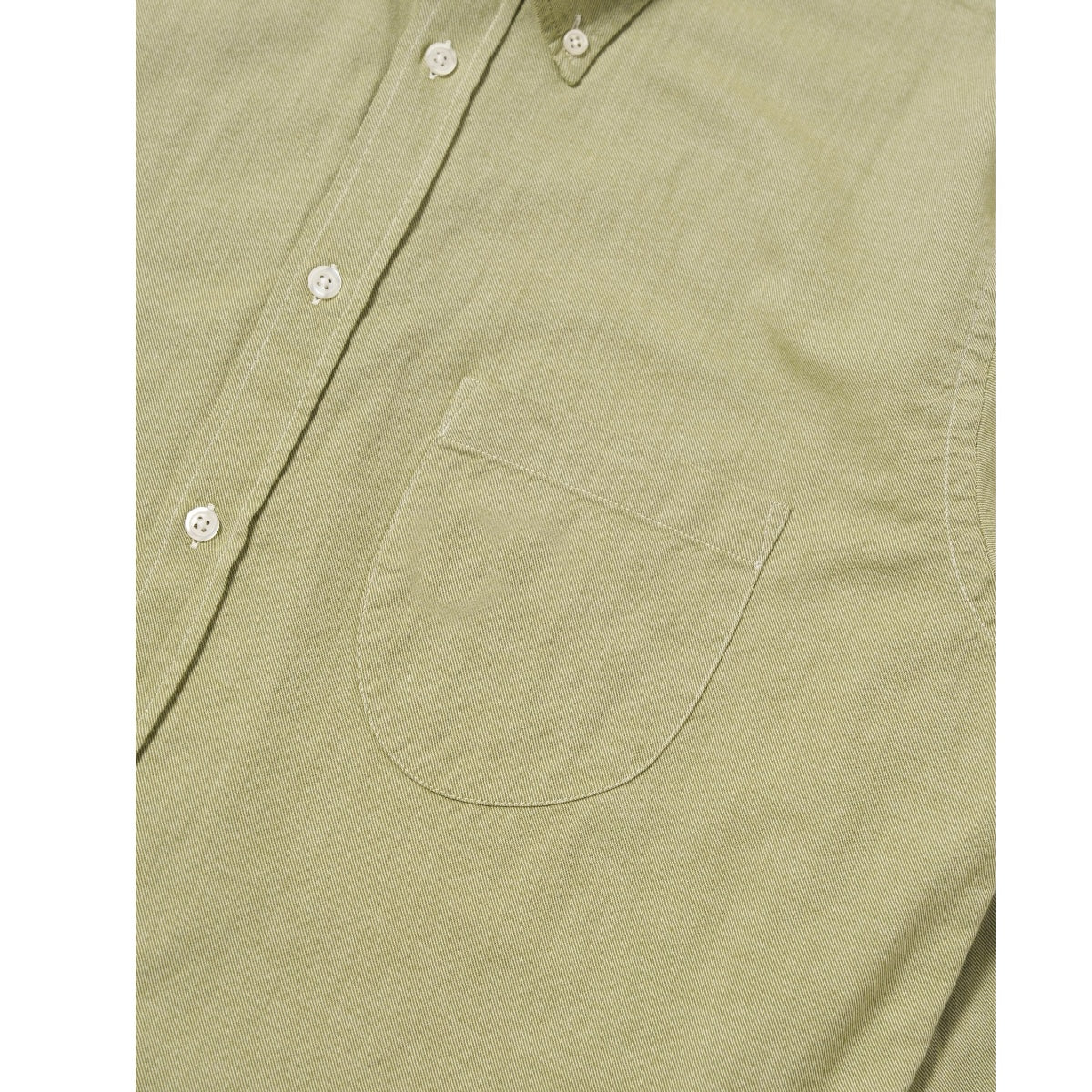 Universal Works Lazy Day Shirt Neptune Cotton green