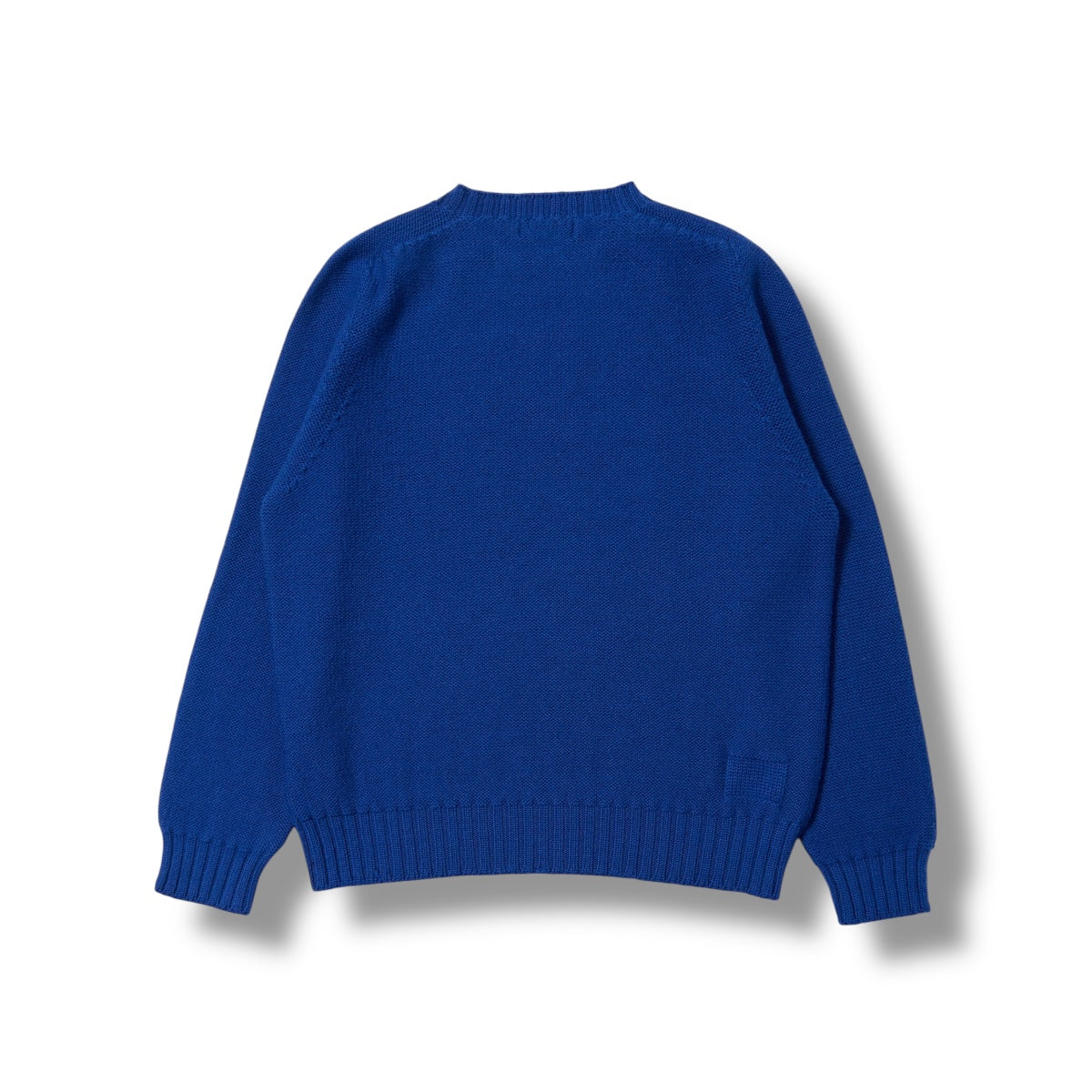 Universal Works Seamless Crew Shetland Wild work blue