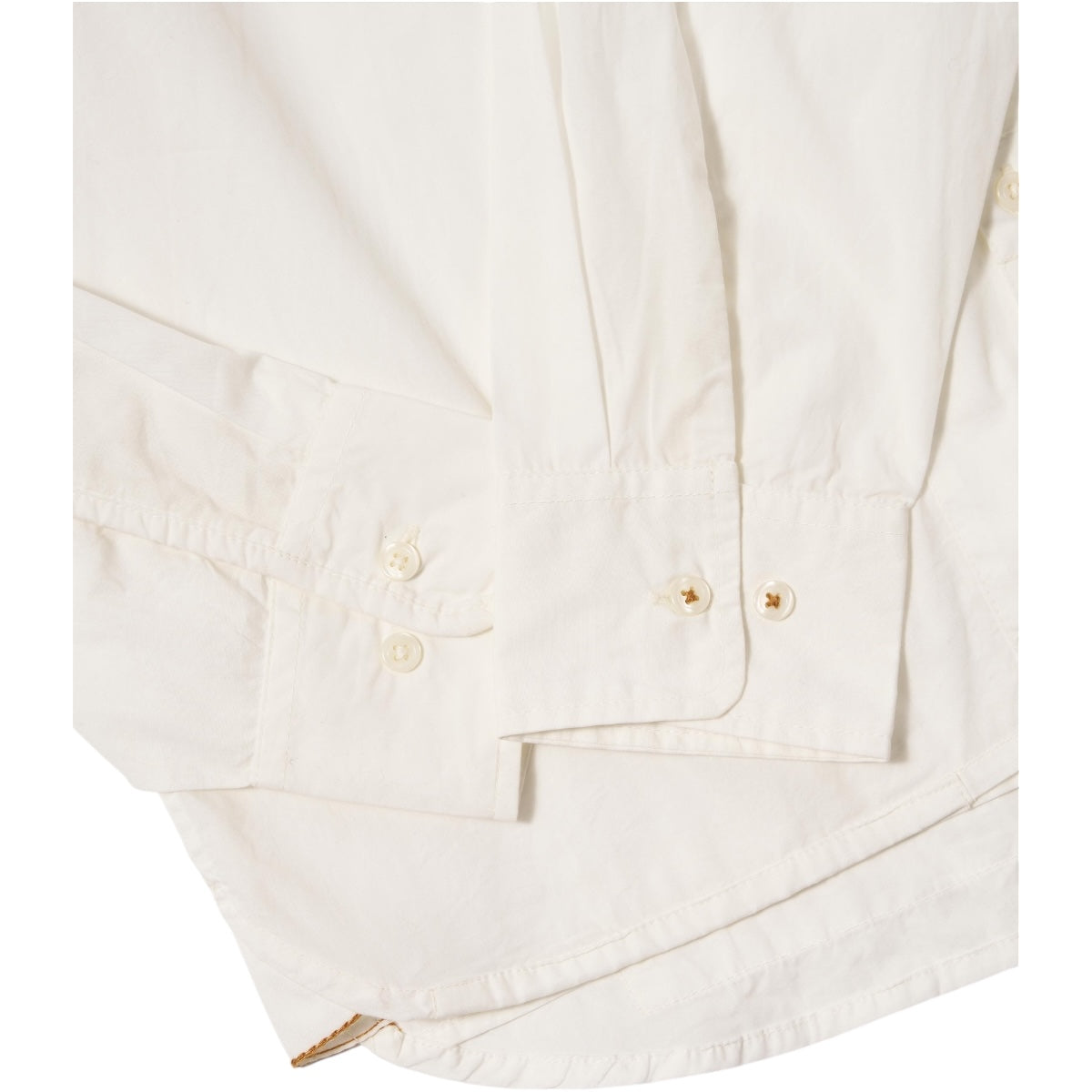 Universal Works Patched Lazy Day Shirt Poplin white