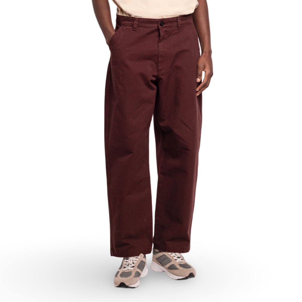 Olow Pantalon Slack chocolate