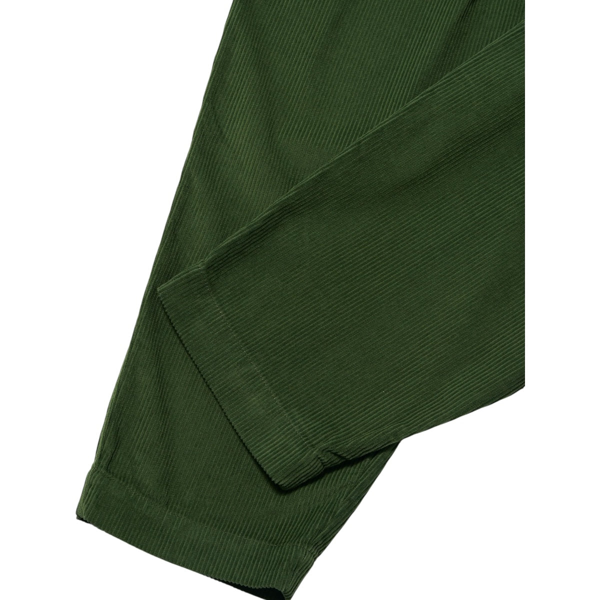 Universal Works Pleated Track Pant Cord green