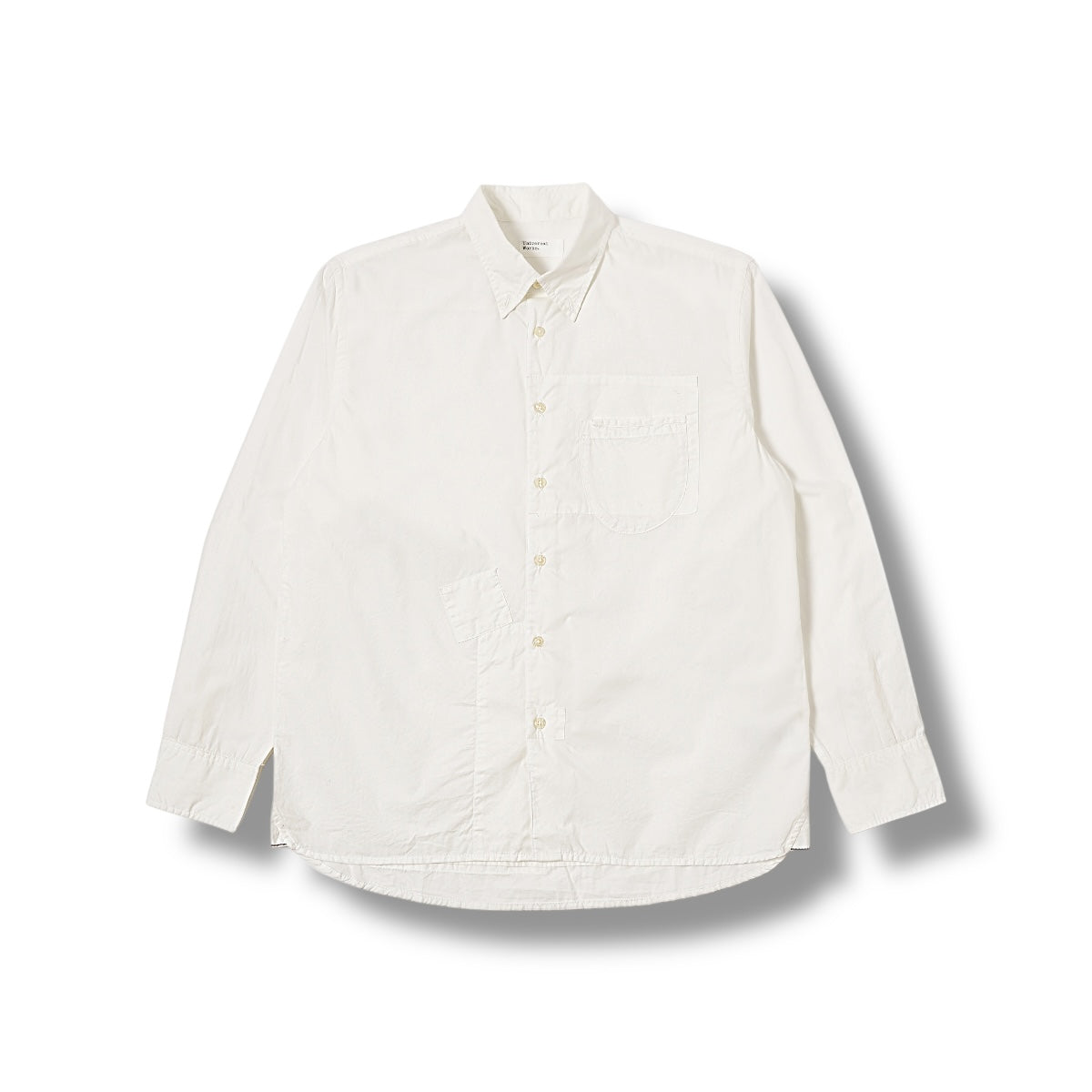 Universal Works Patched Lazy Day Shirt Poplin white