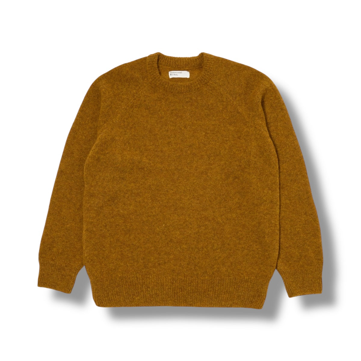 Universal Works Lyon Crew Alpaca Knit gold