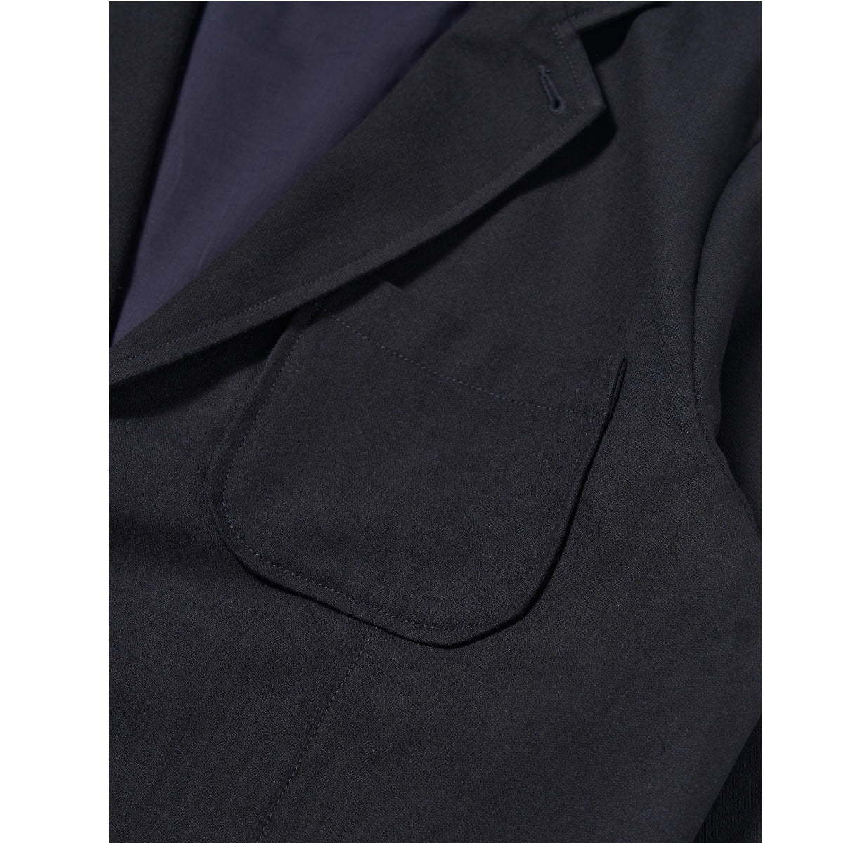 Universal Works Two Button Jacket Upcycled It Tweed navy