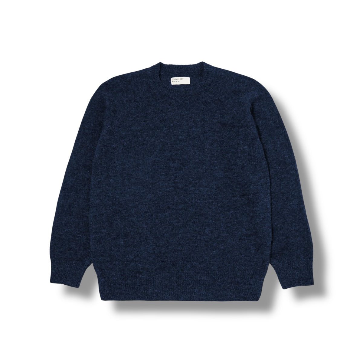 Universal Works Lyon Crew Alpaca Knit navy