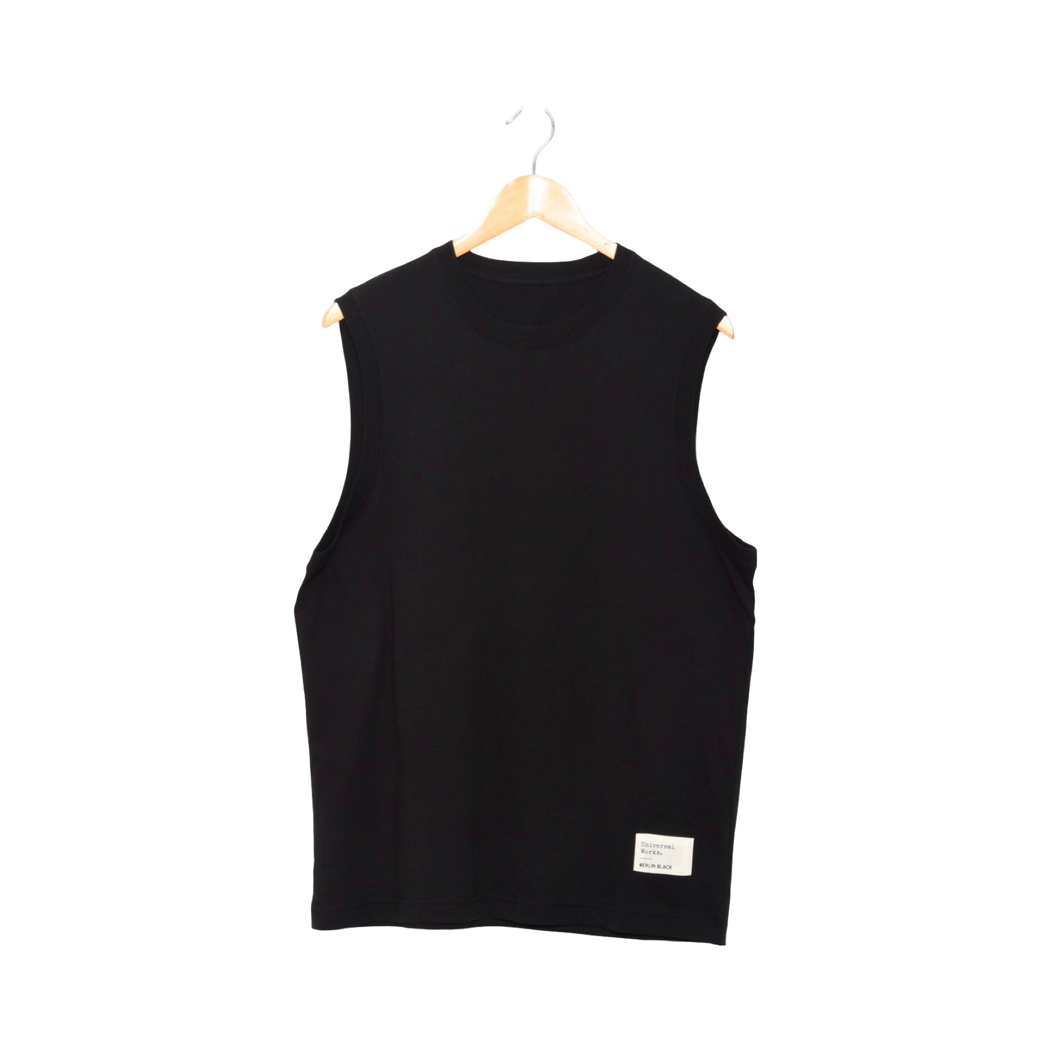 Universal Works Printed Basketball Vest Single Jersey black