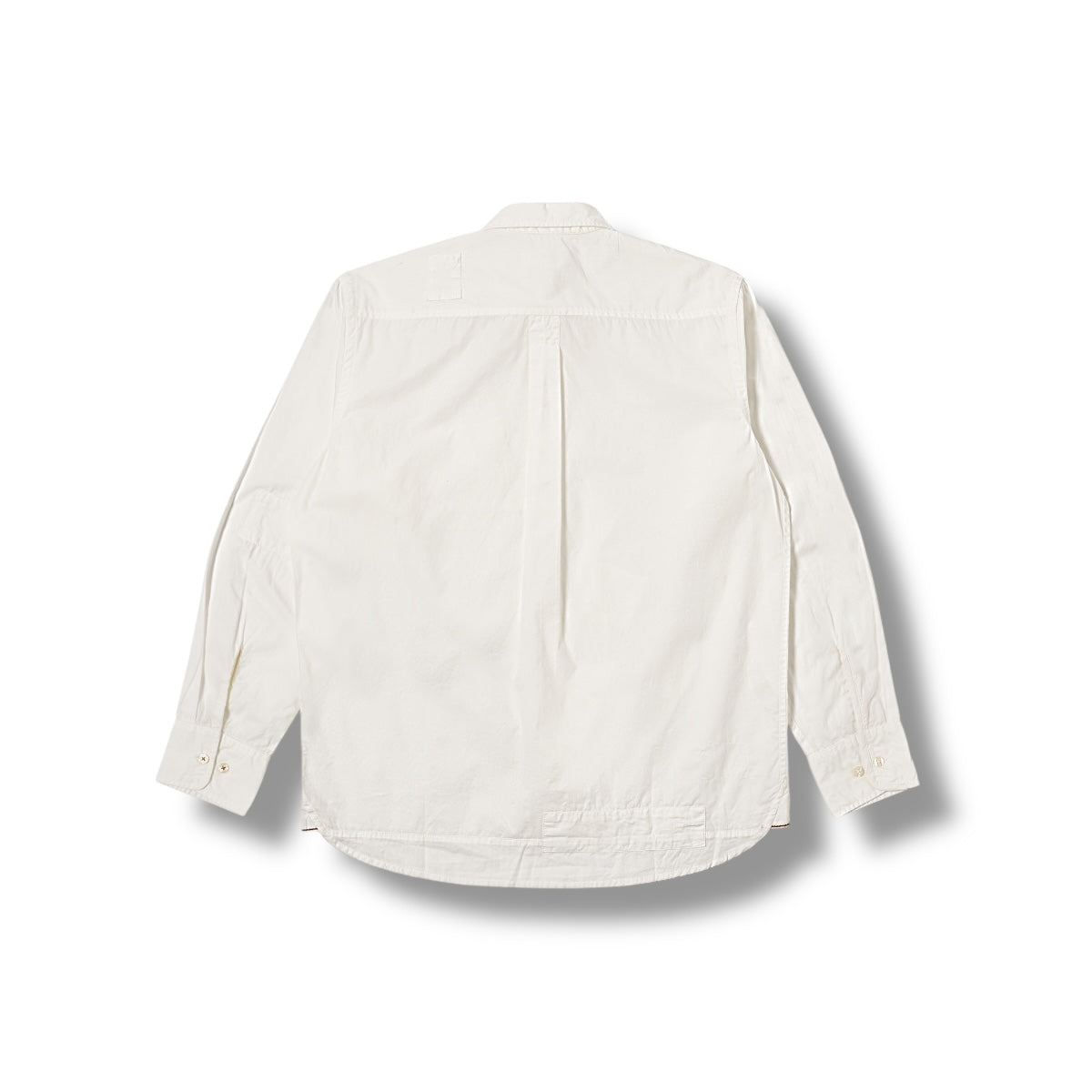 Universal Works Patched Lazy Day Shirt Poplin white