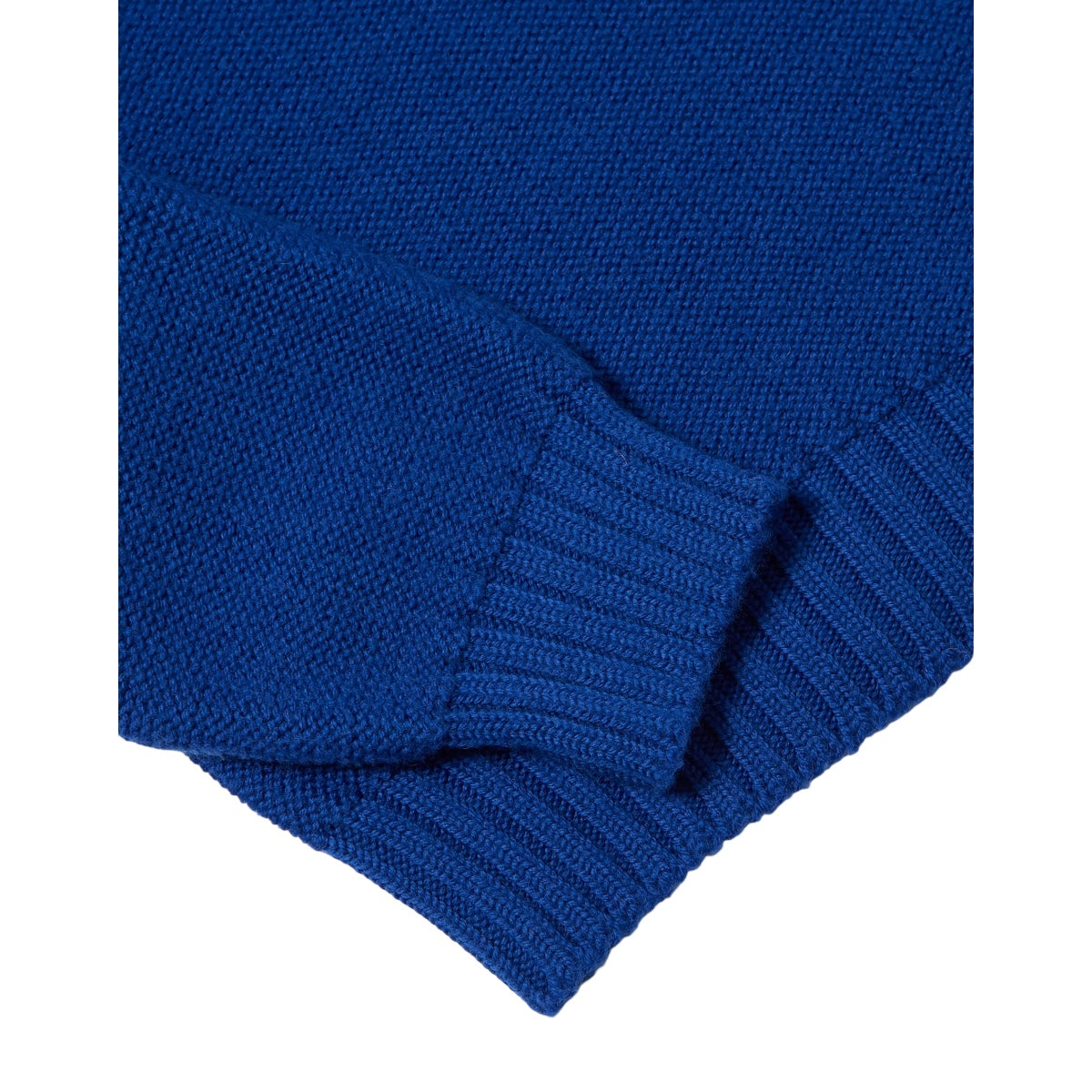 Universal Works Seamless Crew Shetland Wild work blue