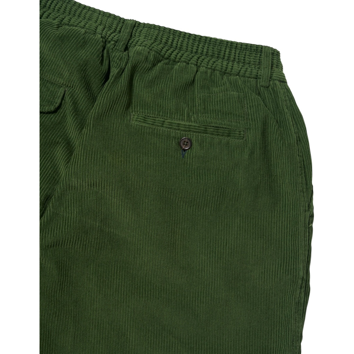 Universal Works Pleated Track Pant Cord green