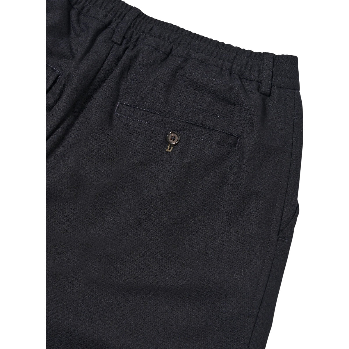 Universal Works Pleated Track Pant Upcycled It Tweed navy