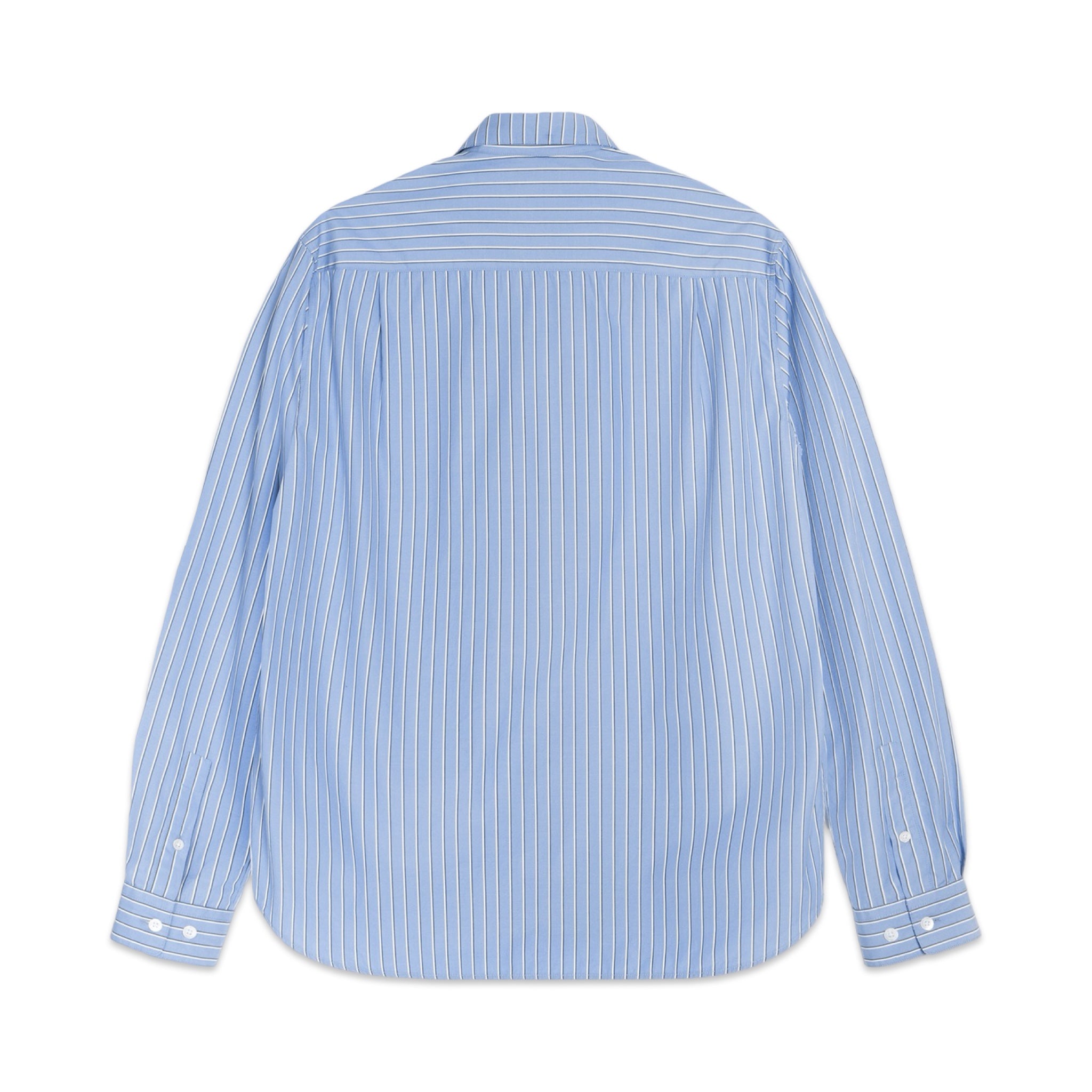 YMC Curtis Shirt office stripe blue