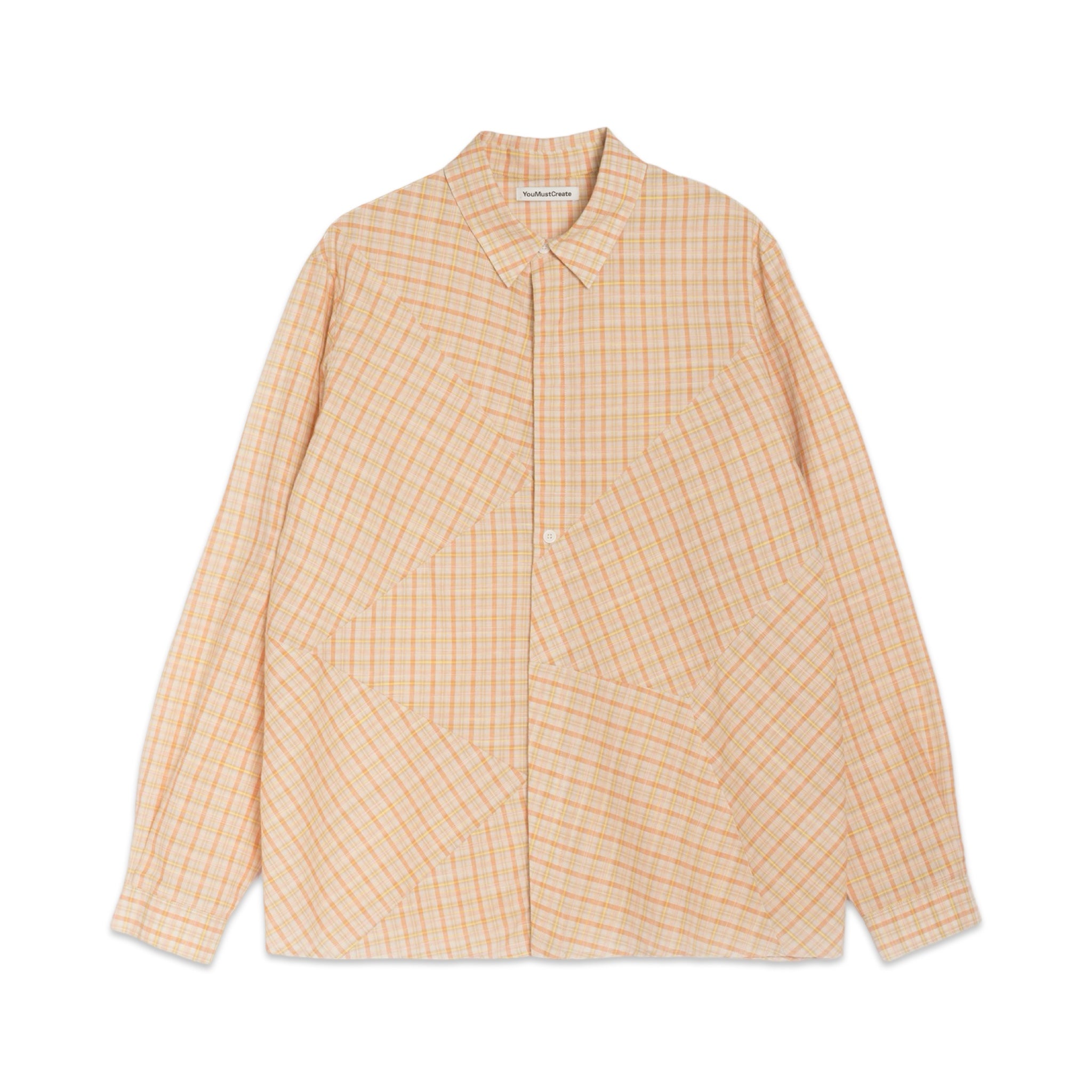 YMC Substance Shirt pink check