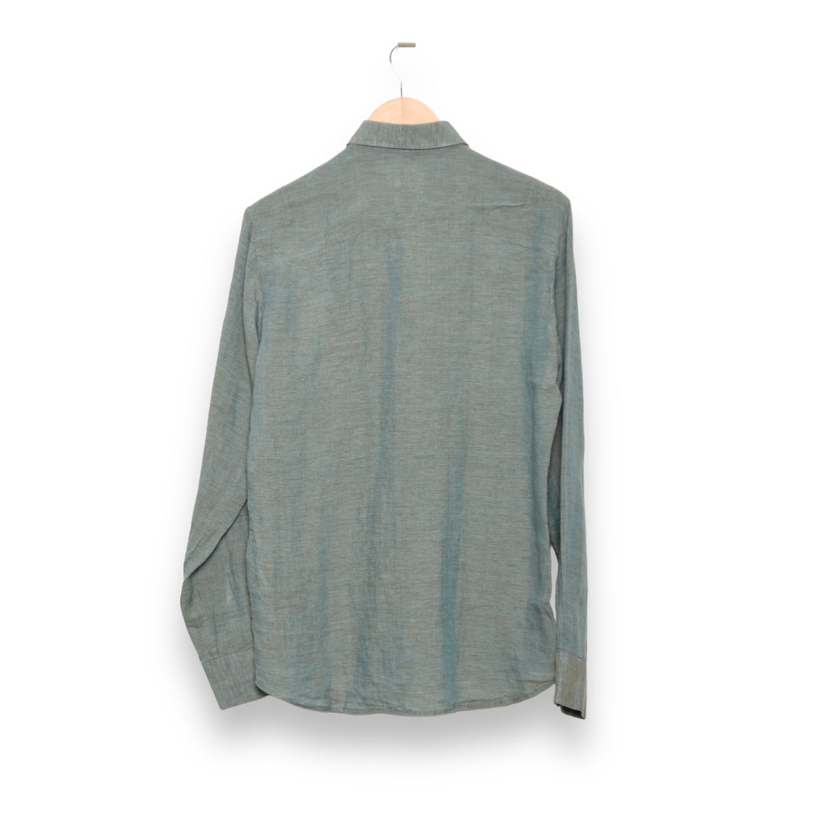 Delikatessen Feel Good Shirt D715/P36 green iridescent linen