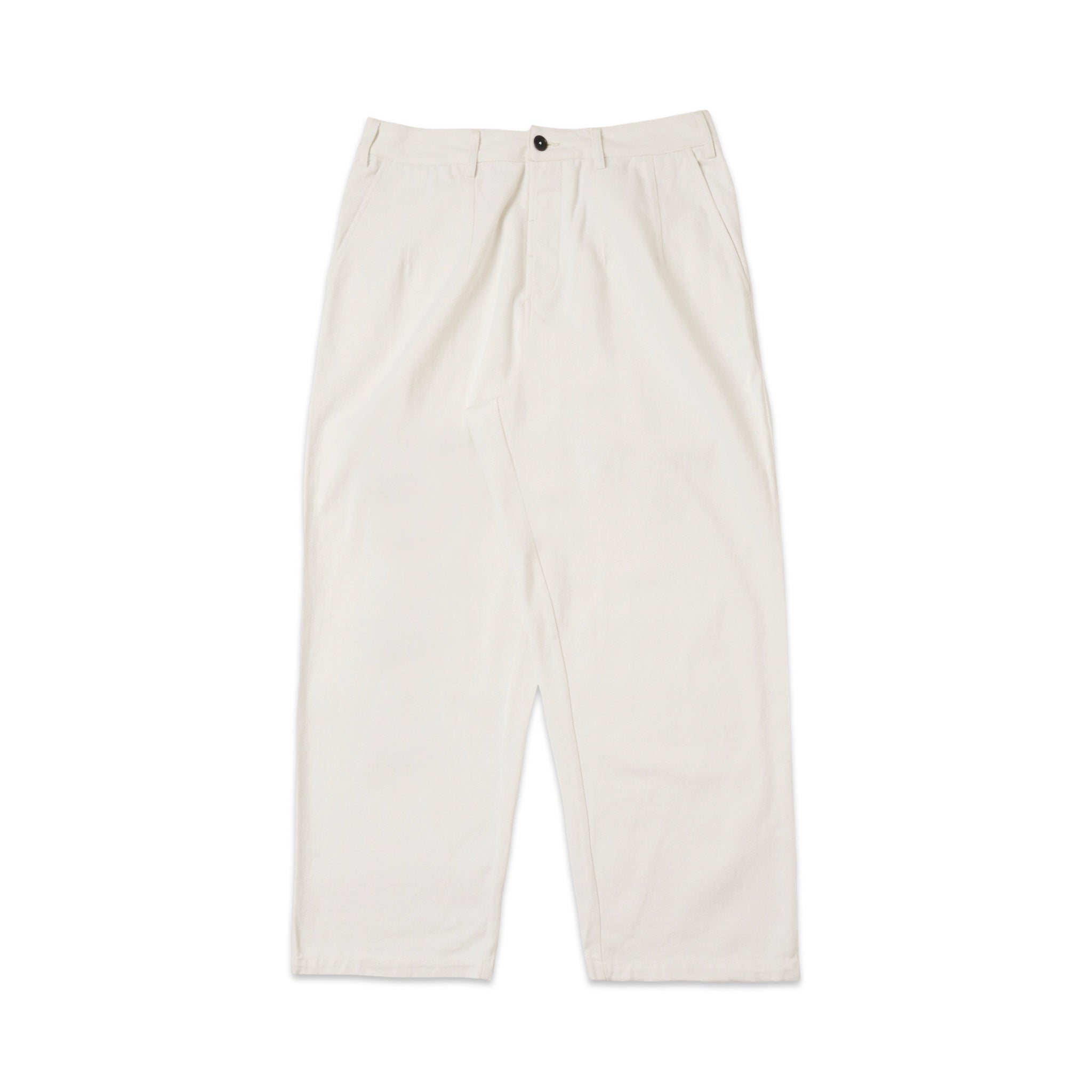 Universal Works Dutch Pant Slub Drill ecru