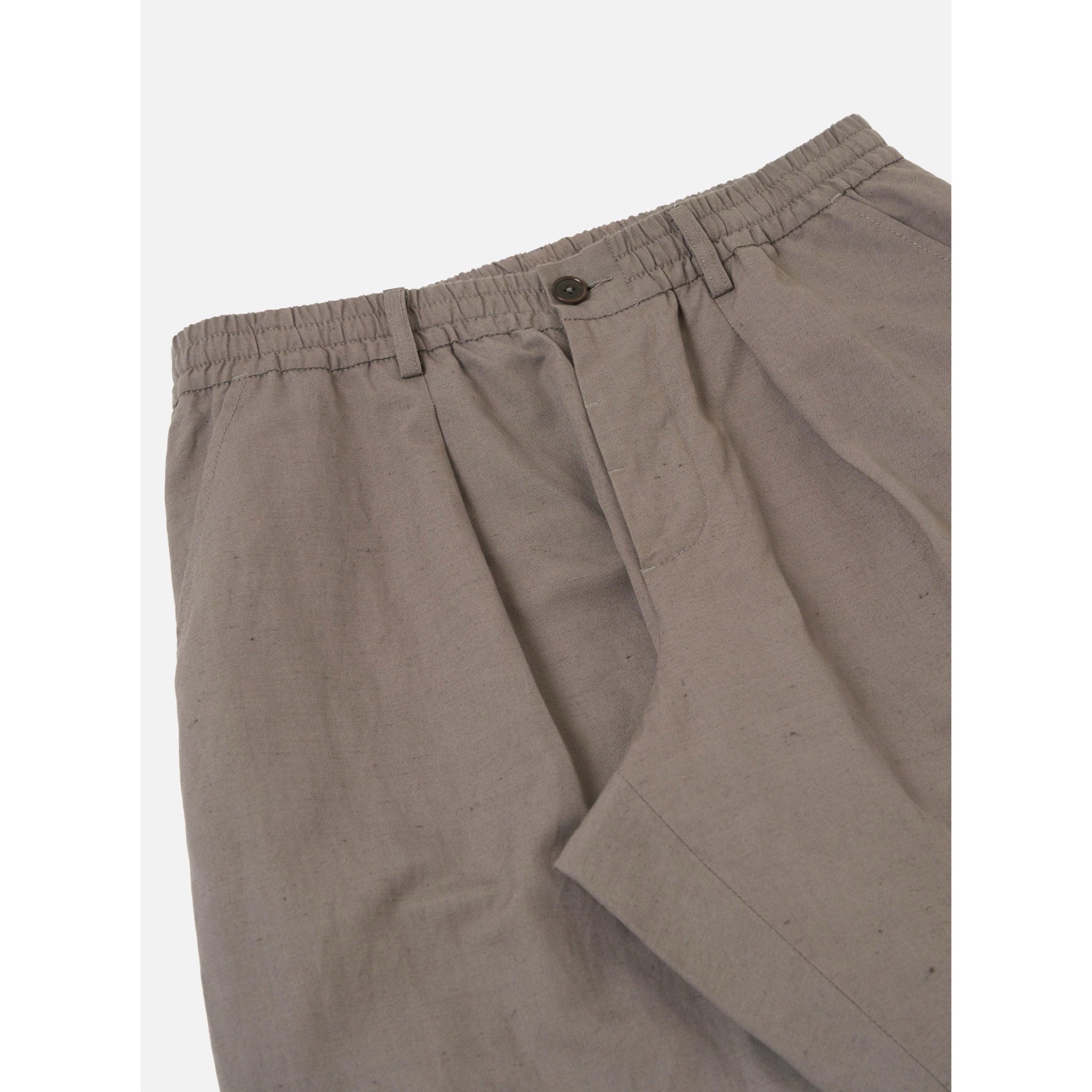 Universal Works Oxford Pant Linen Slub Weave mid grey
