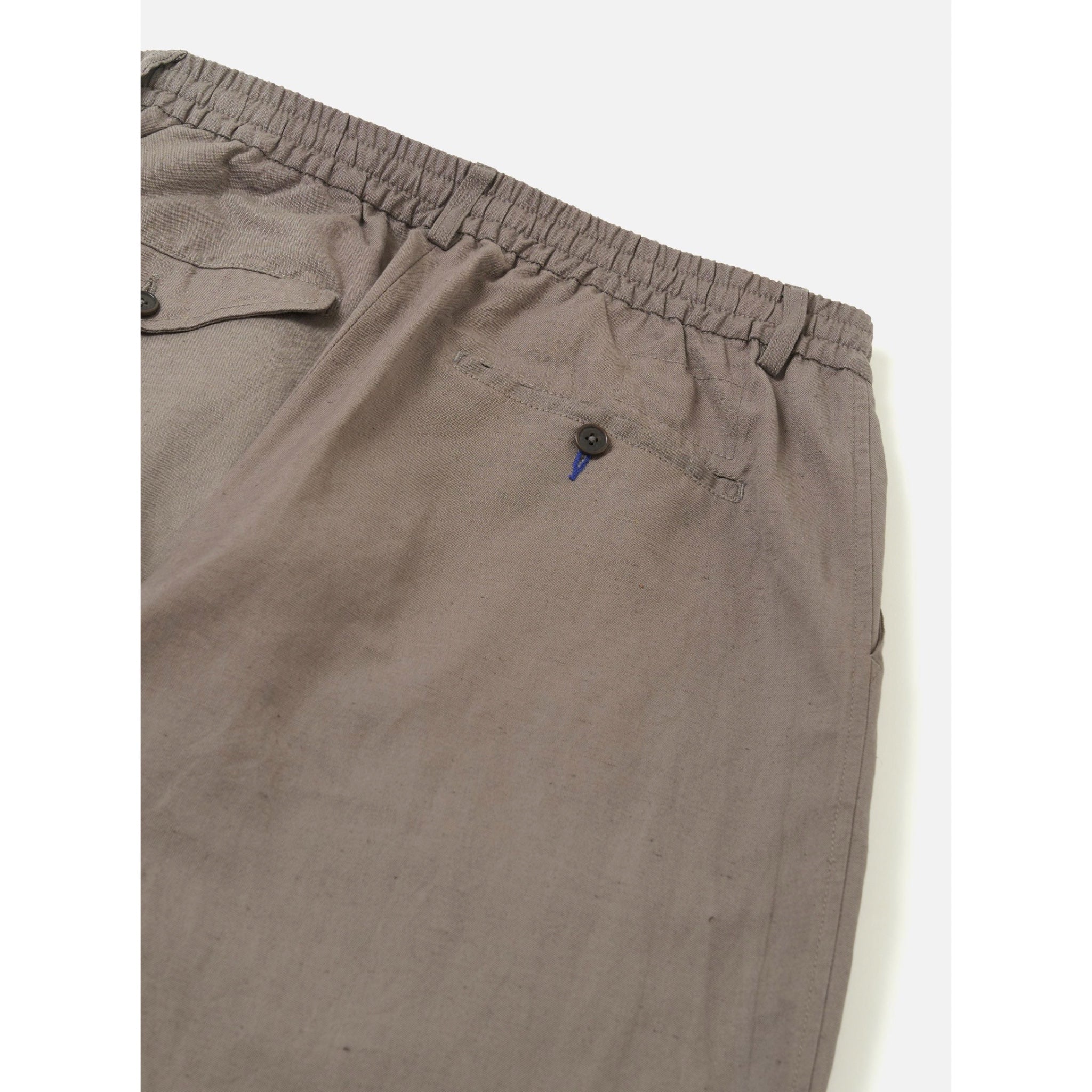 Universal Works Oxford Pant Linen Slub Weave mid grey