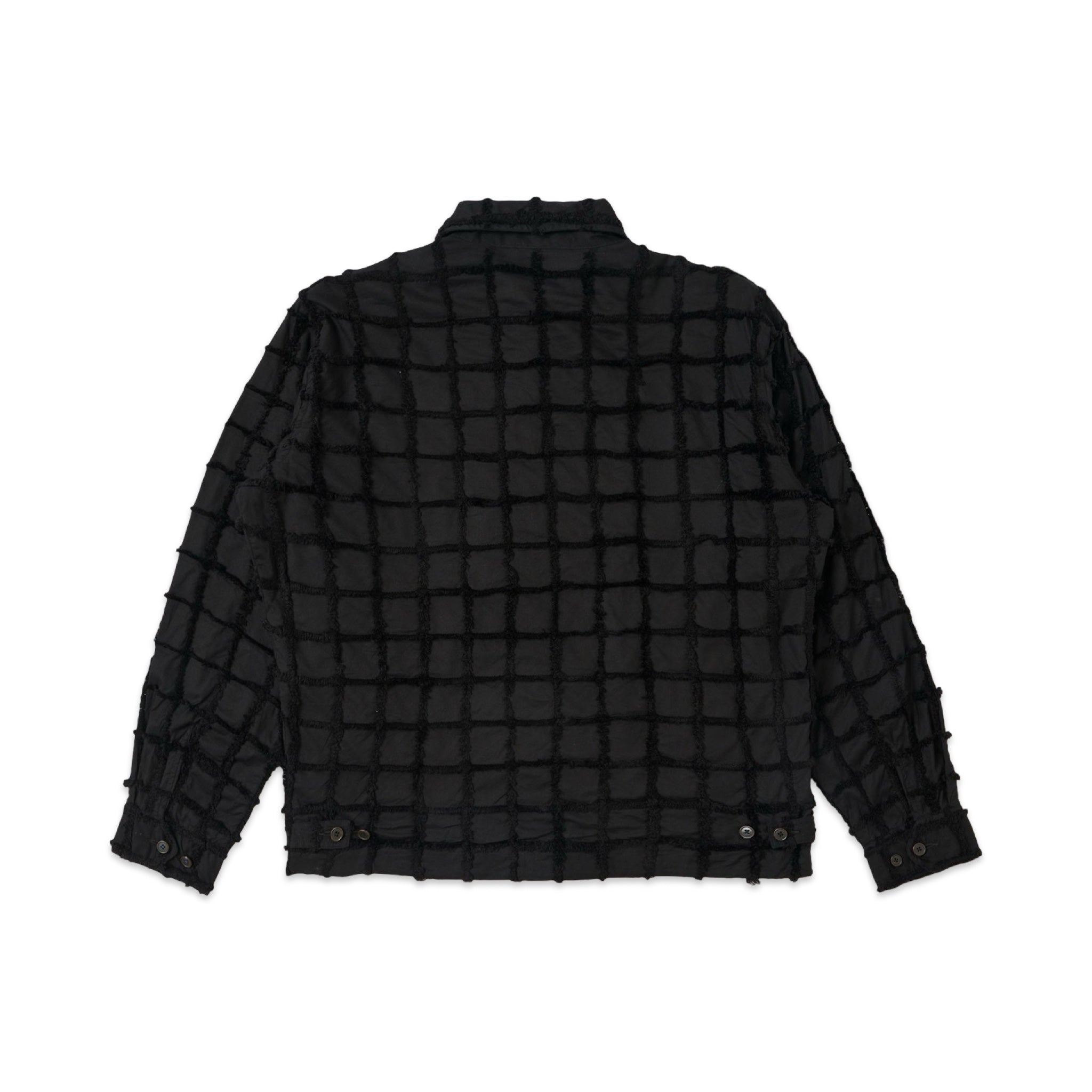 Universal Works Windcheater Jacket 3D Check black