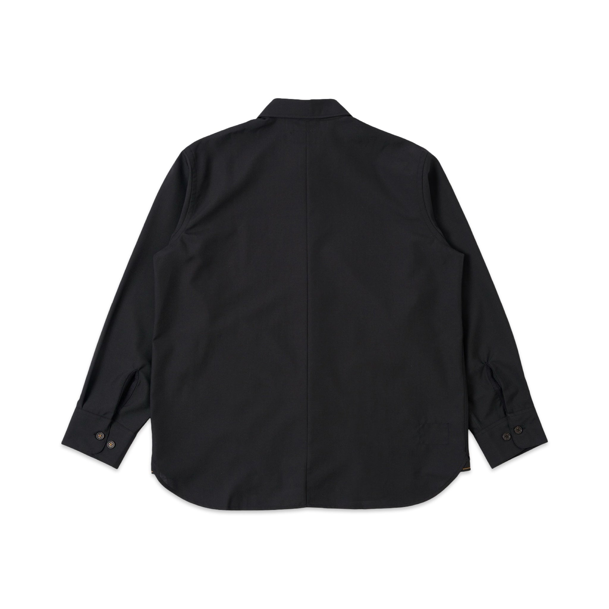 Universal Works Travail Overshirt Tropical Suiting black