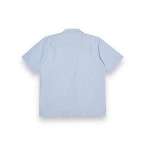 Universal Works Camp II Shirt Onda Cotton 30669 pale blue