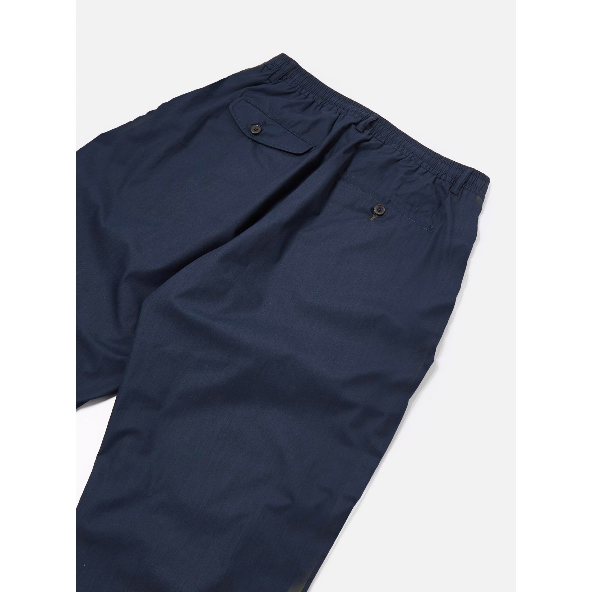 Universal Works Pleated Track Pant Recycled Polytech navy
