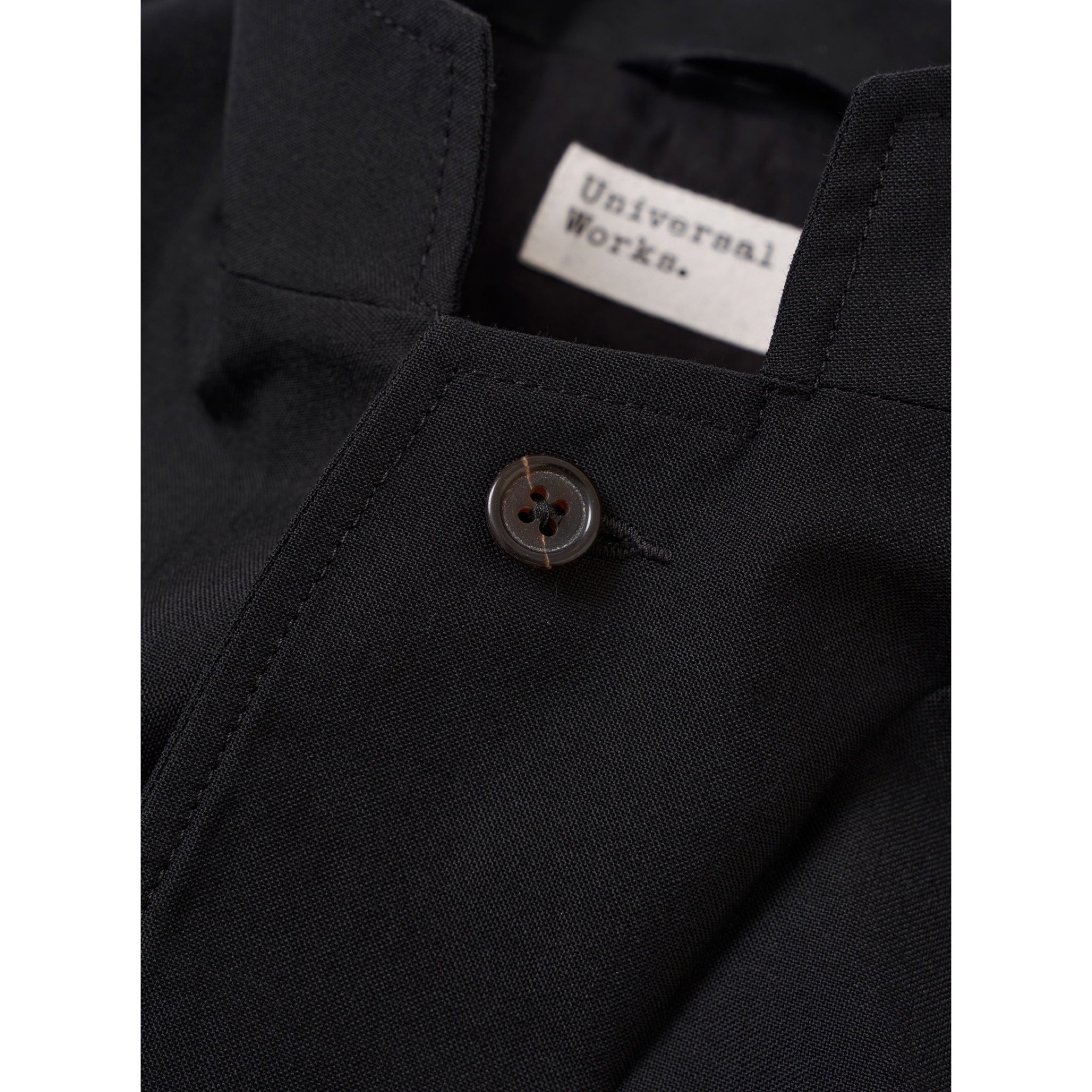 Universal Works Two Button Jacket Tropical Suiting black