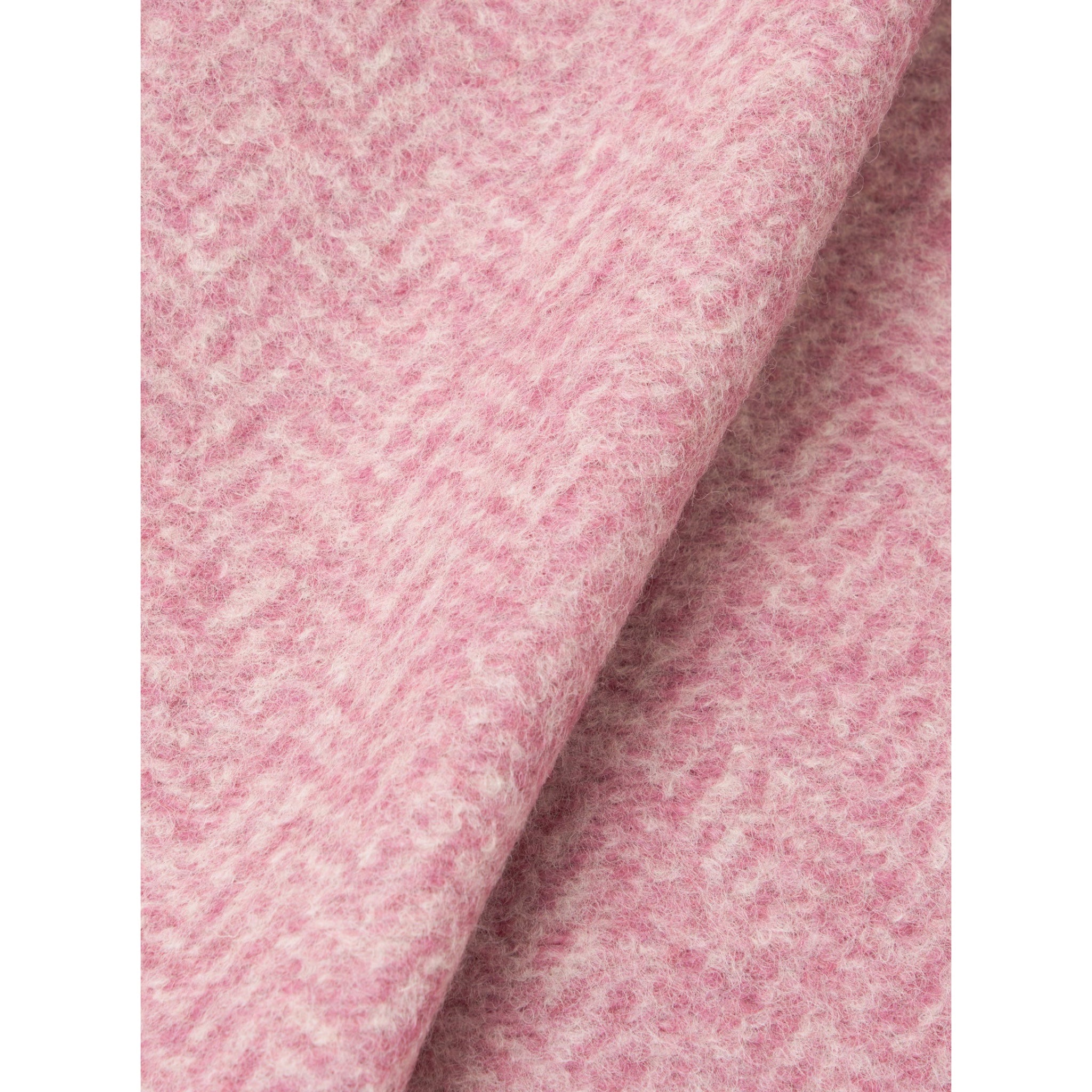 Universal Works Advance Cardigan raven fleece pink