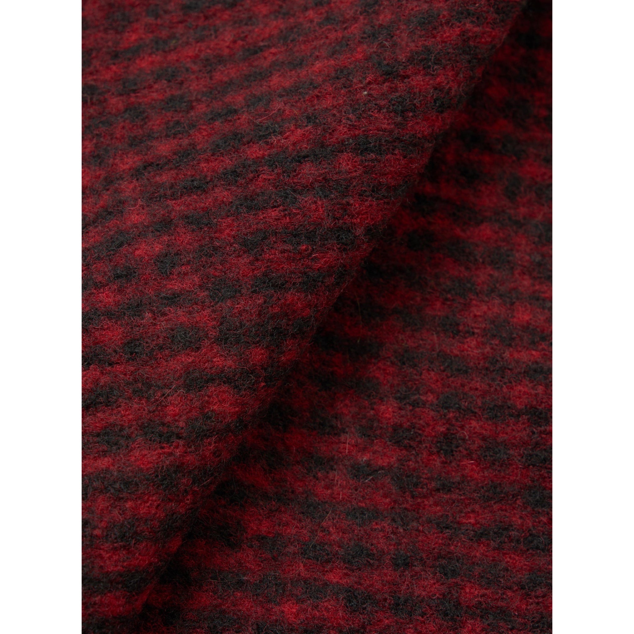 Universal Works Giacomo Tank Top 533 wool mix black/red