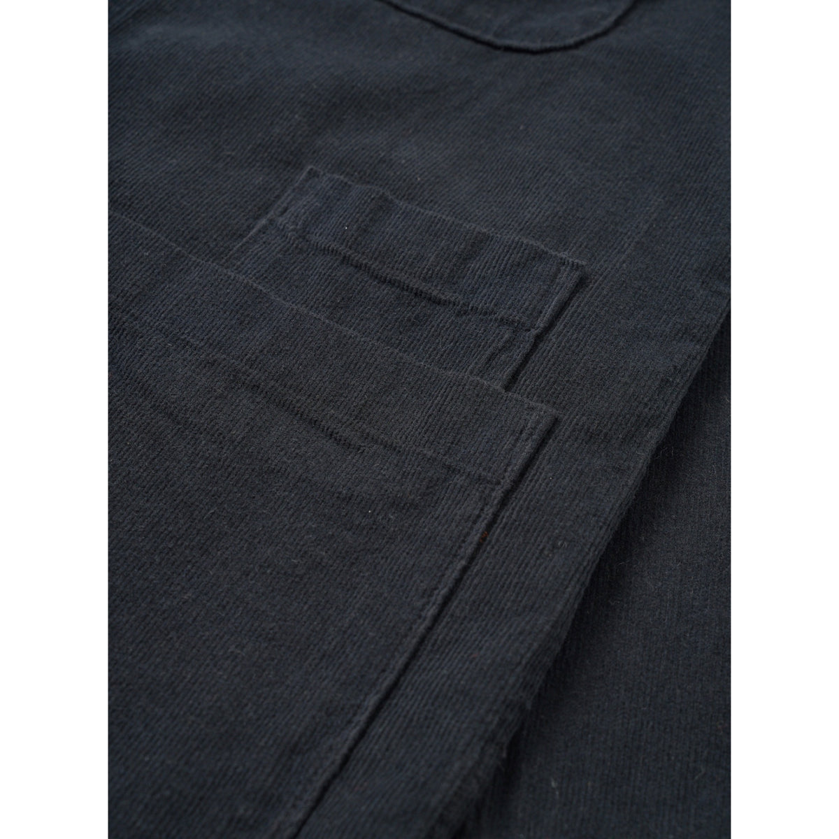 Universal Works Bakers Overshirt fine cord black