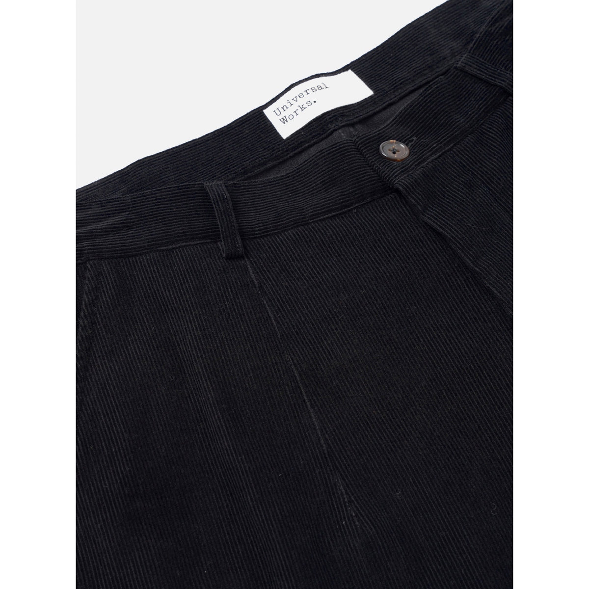 Universal Works Grad Chino cat cord black