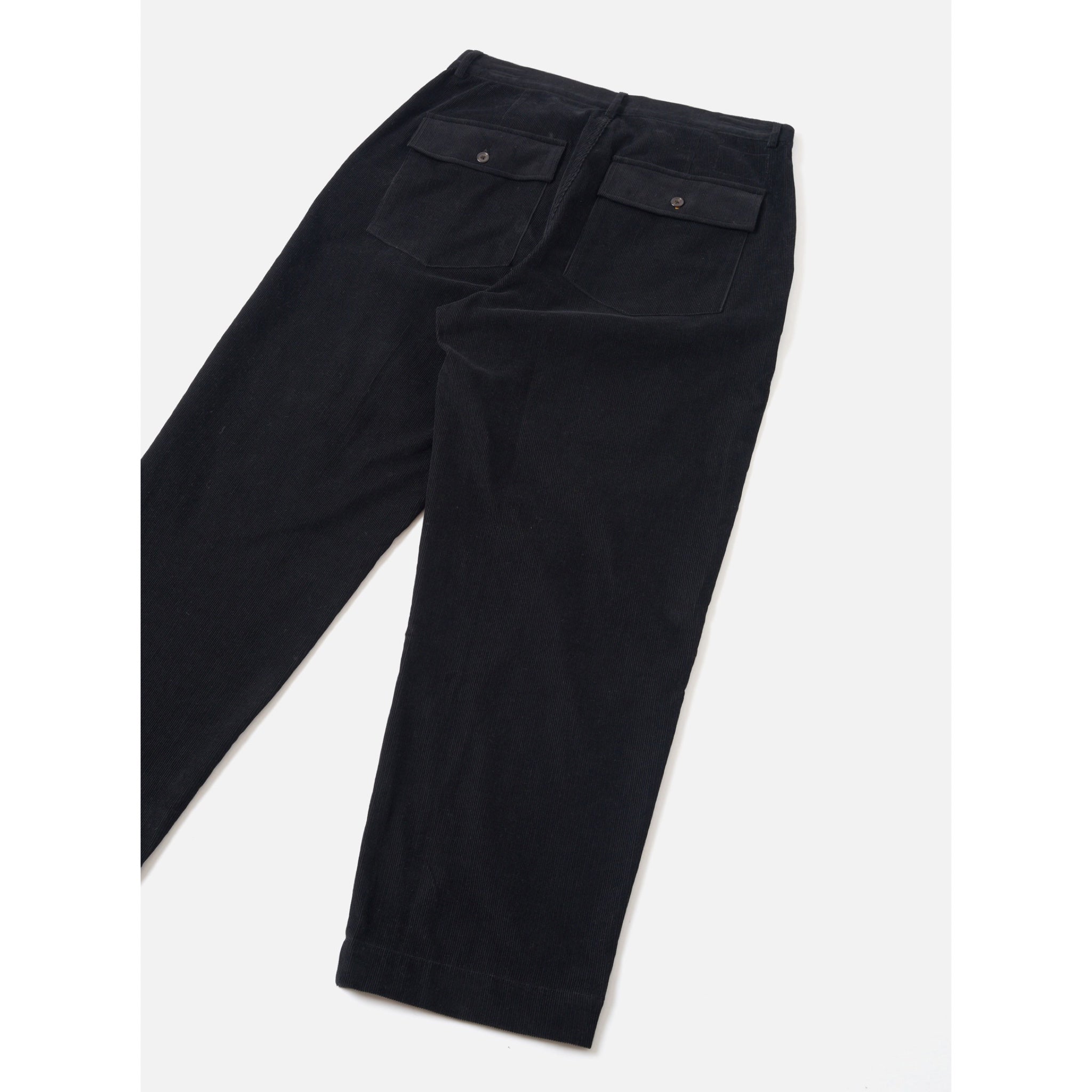 Universal Works Grad Chino cat cord black