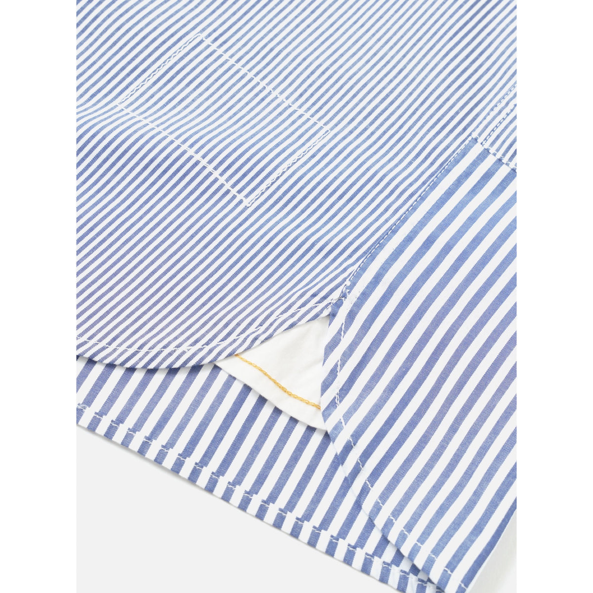 Universal Works Patched Shirt queens cotton navy