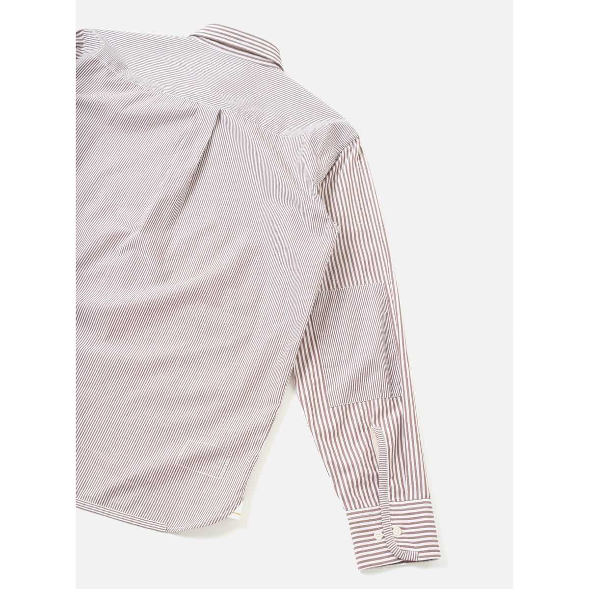 Universal Works Patched Shirt queens cotton brown