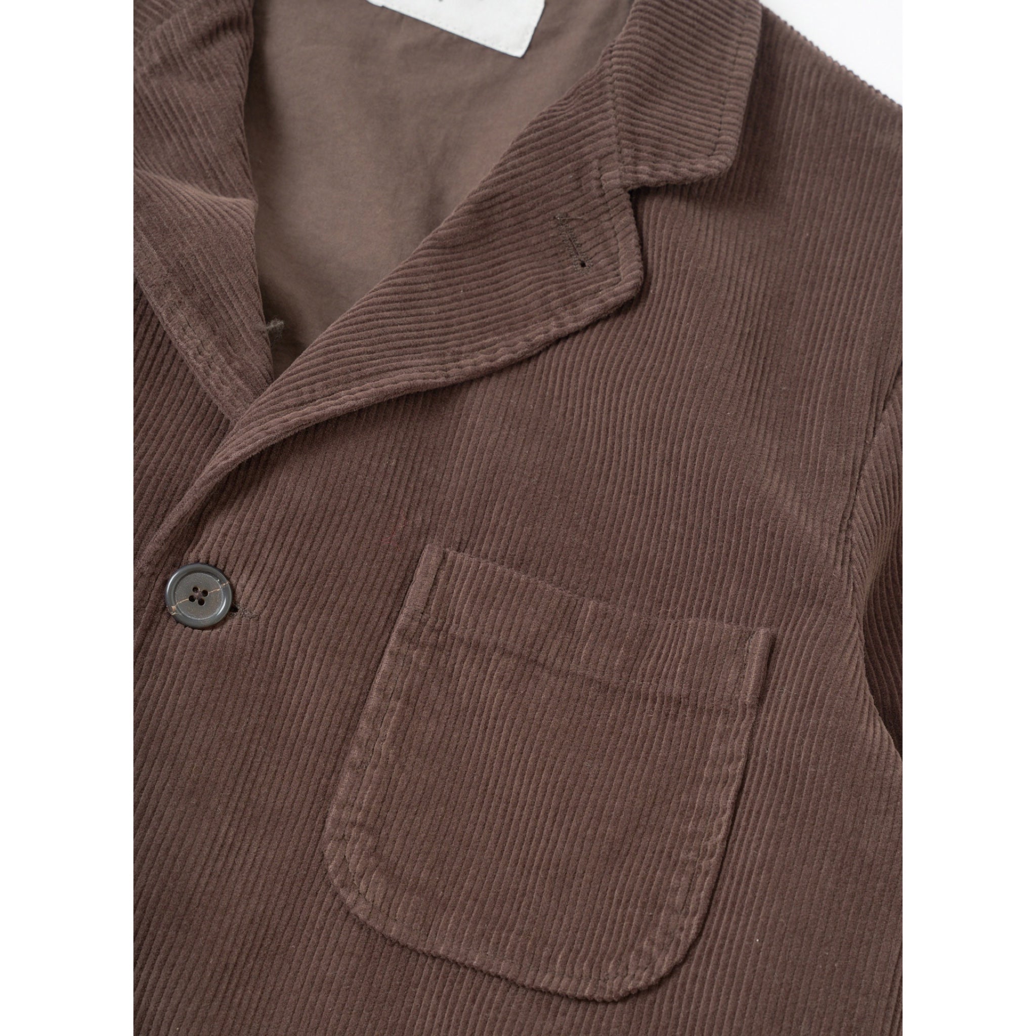 Universal Works Three Button Jacket cord cacao