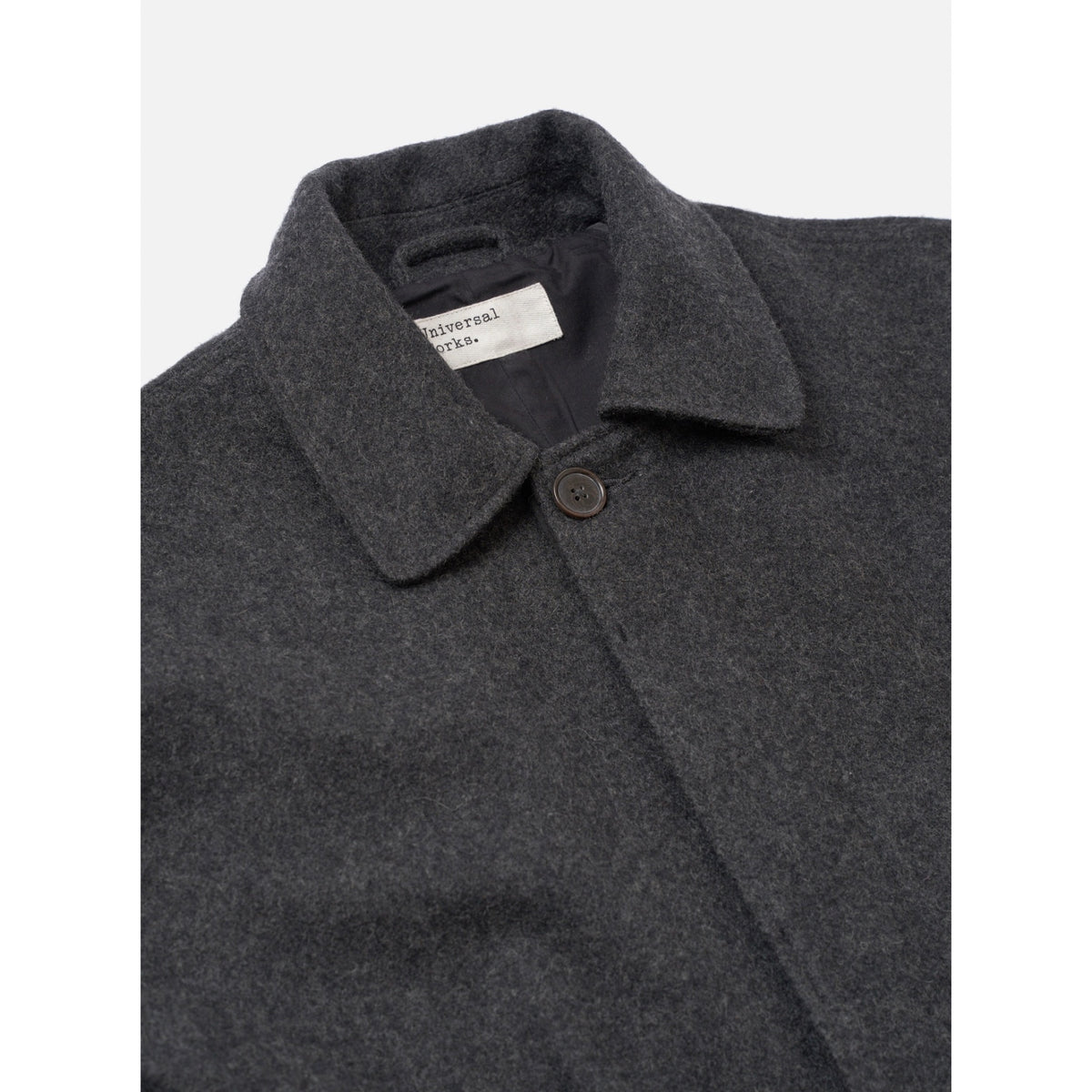 Universal Works Mac Coat mowbray black