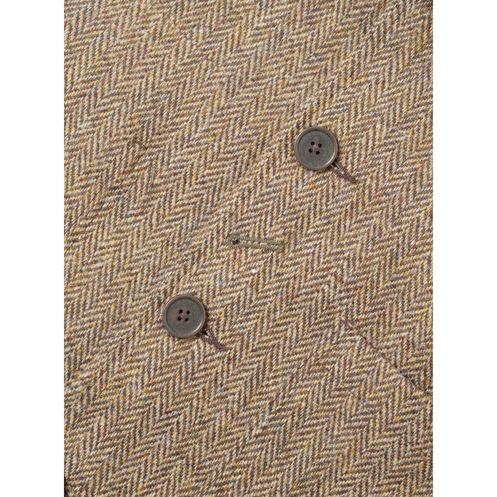 Universal Works Og Bakers Jacket harris tweed sand/brown