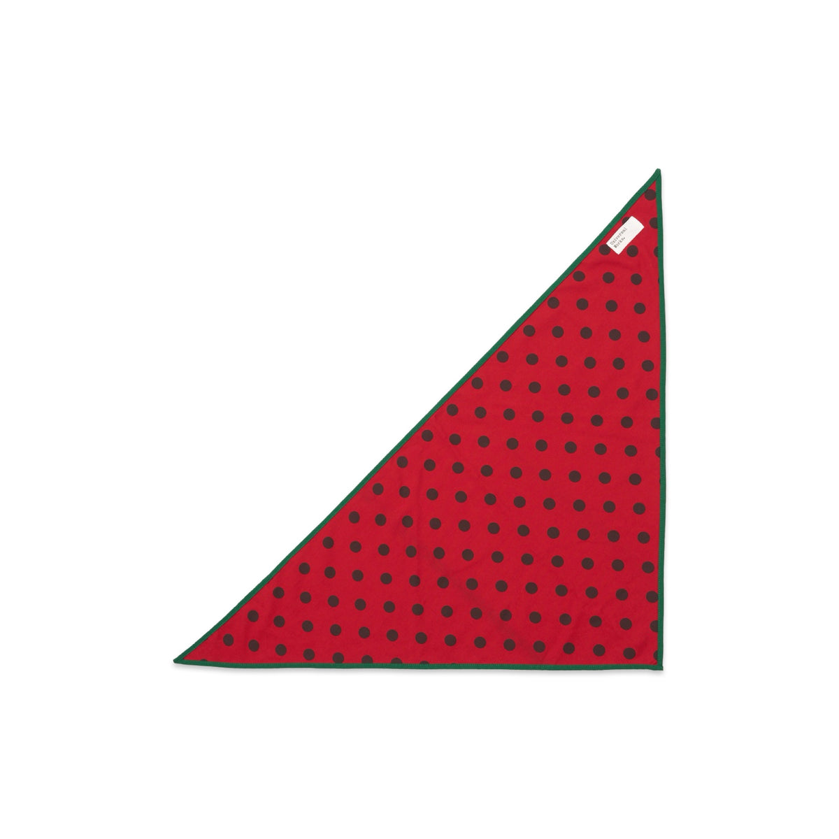 Universal Works Scout Scarf bold dot print rayon red/black
