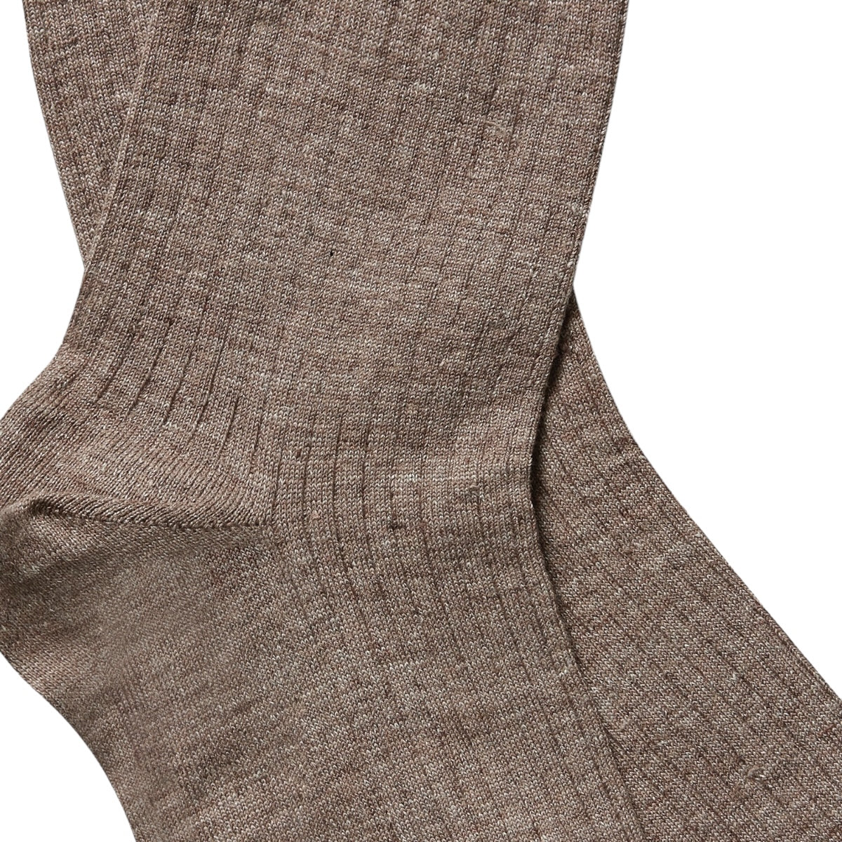 About Companions Linen Socks walnut