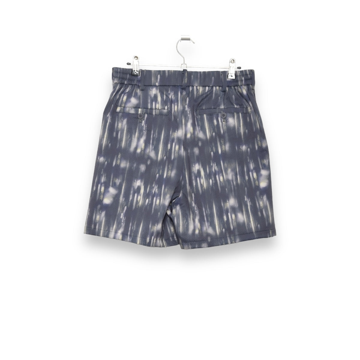 Welter Shelter Pleated Shorts printed navy