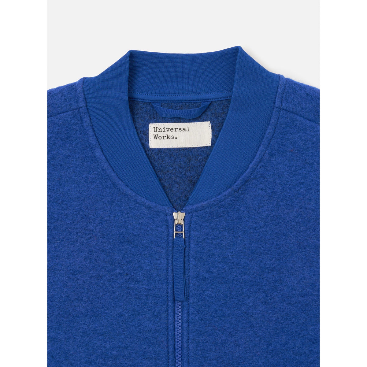 Universal Works Zip Waistcoat fleece blue
