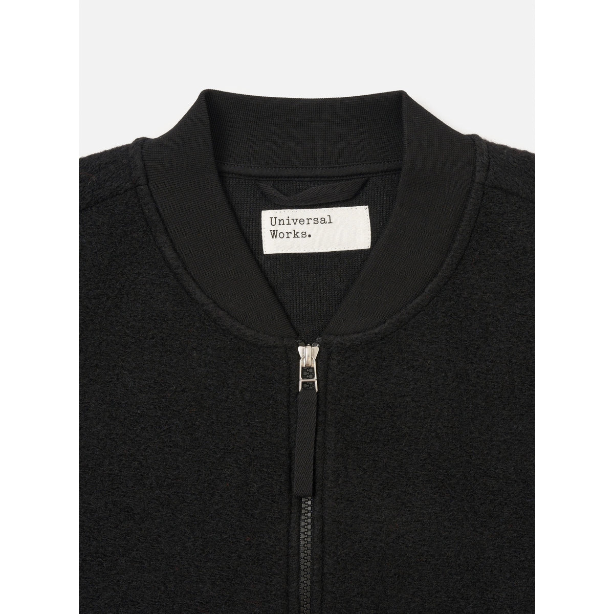 Universal Works Zip Waistcoat fleece black