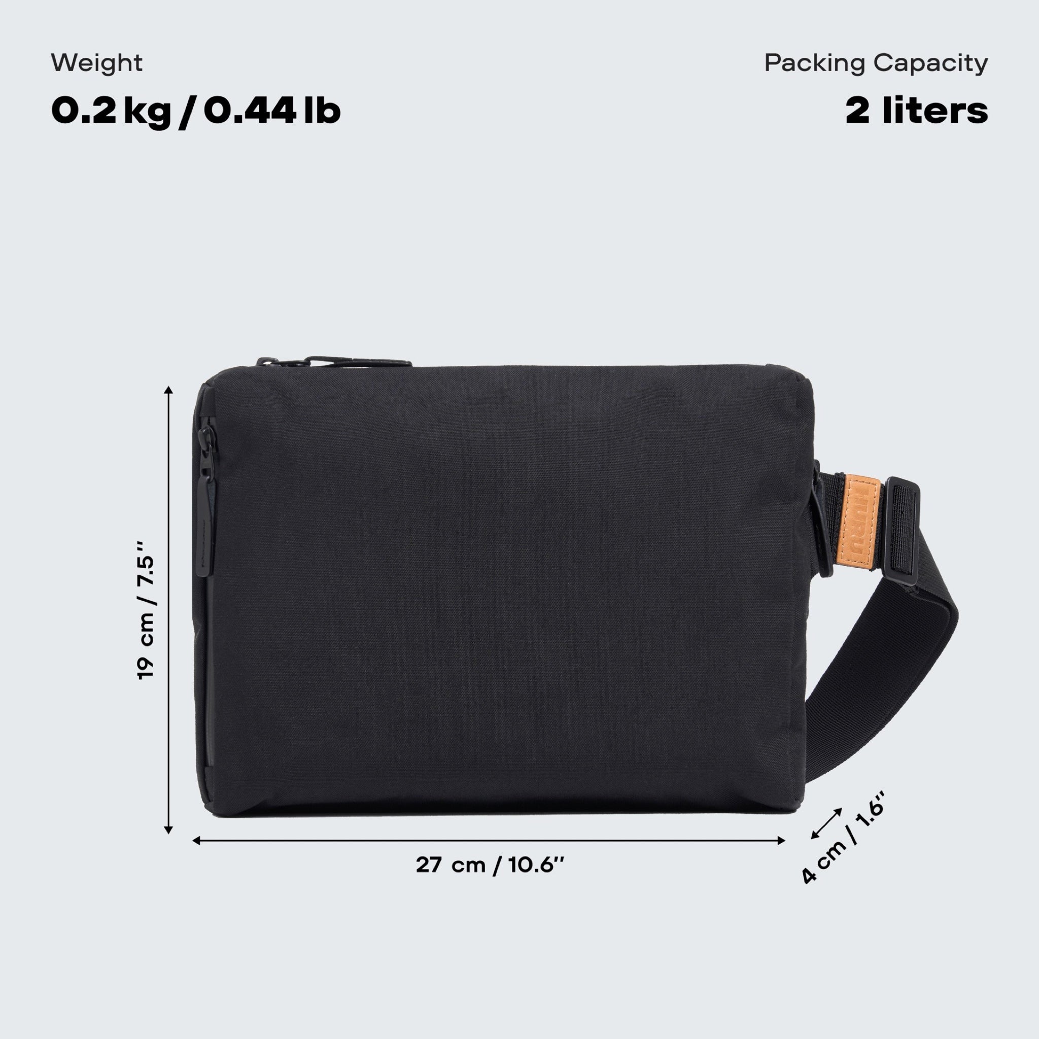 Huru Crossbody X-Pac black