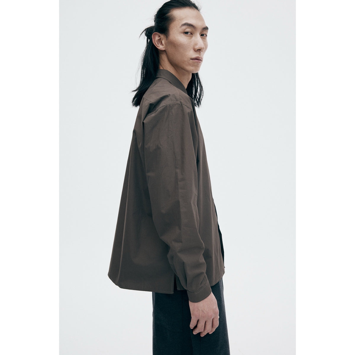 Unfeigned Longsleeved Relaxed Shirt brown